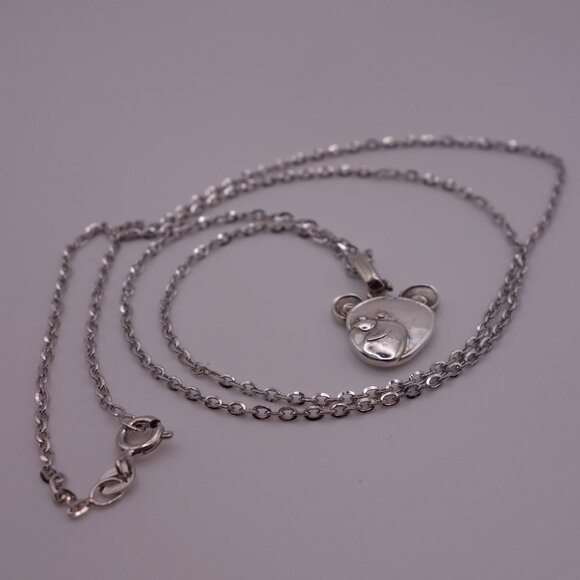 inBetweeners 925 Sterling Silver Bear Chain *Very Hard to Get* - Picture 1 of 14